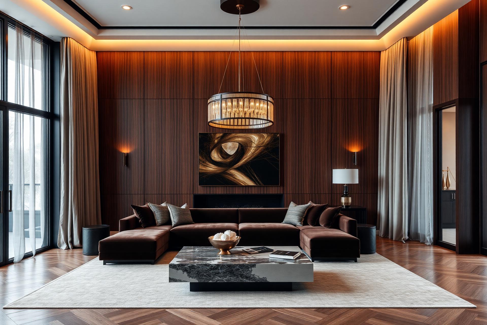 Luxury living room interior by Gautam Shah Designs